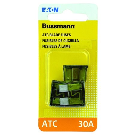 EATON BUSSMANN Fuse Auto Atc 30Amp Cd5 BP/ATC-30-RP